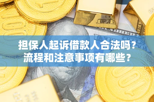 北京担保人起诉借款人合法吗？流程和注意事项有哪些？