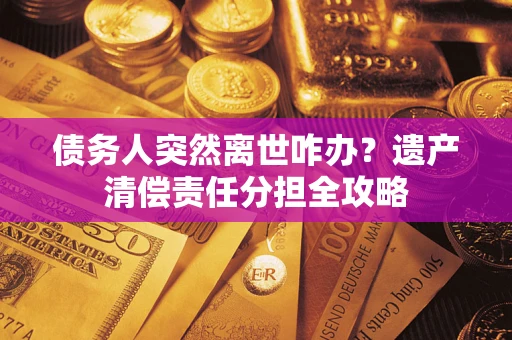 北京债务人突然离世咋办？遗产清偿责任分担全攻略
