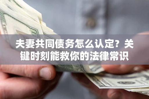 北京夫妻共同债务怎么认定？关键时刻能救你的法律常识