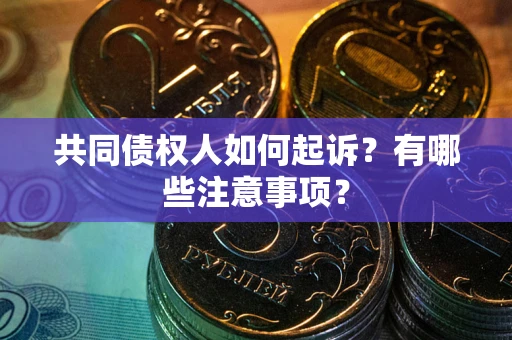 北京共同债权人如何起诉？有哪些注意事项？