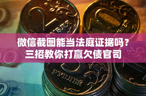 北京微信截图能当法庭证据吗？三招教你打赢欠债官司